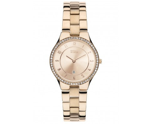 Slim rose gold watch clearance