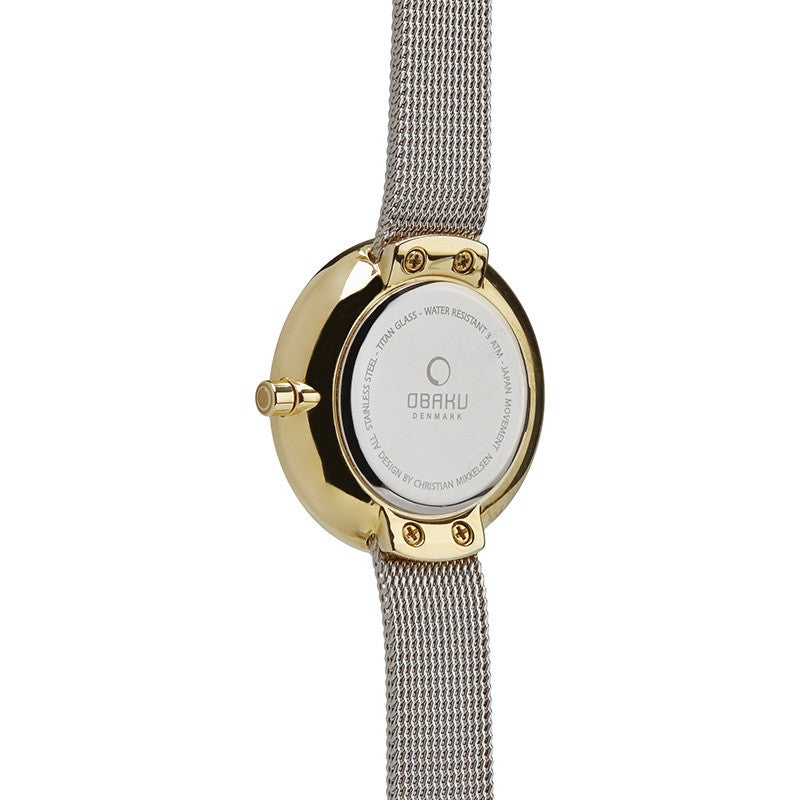 Obaku Stille Gold-Bi Women's Wristwatch - Stevens Jewellers Letterkenny Donegal
