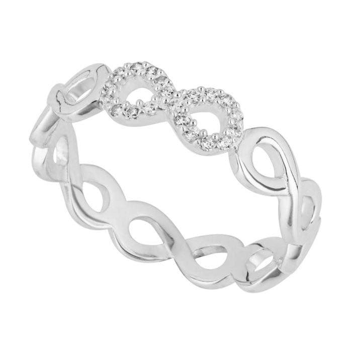 Silver Infinity Ring