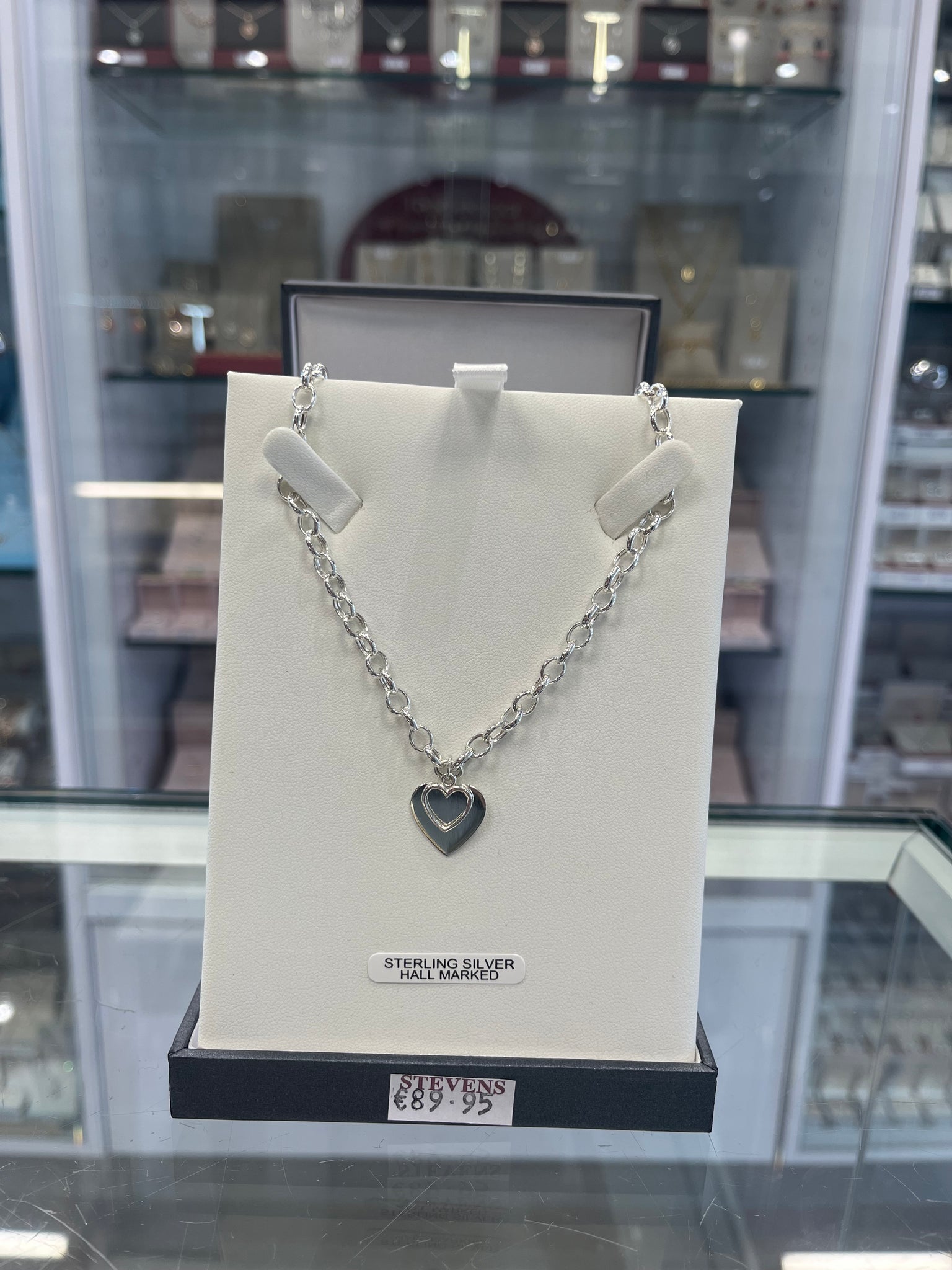 Sterling Silver Heart Necklaace