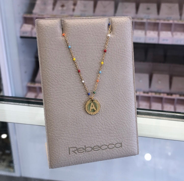 Rebecca Summer Initial Necklace