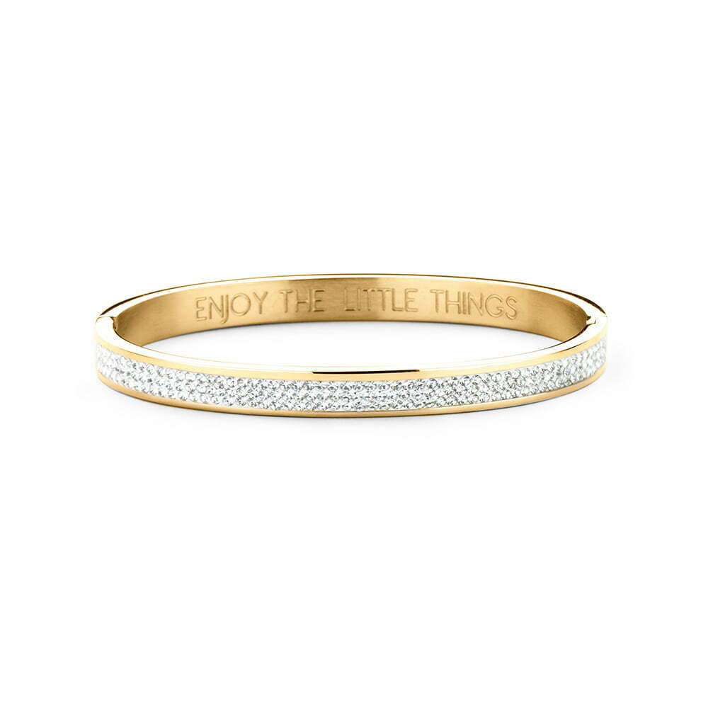 CO88 “Enjoy the little things” Closed Bangle- Yellow