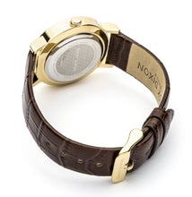 Georgia Metallic Dial with Dark Brown Croc Leather Strap - Stevens Jewellers Letterkenny Donegal