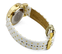 Candice Gold and White Polka Dot Watch - Stevens Jewellers Letterkenny Donegal