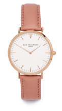 Elie Beaumont Oxford Large Ladies Watch - Grey Nappa Leather - Stevens Jewellers Letterkenny Donegal