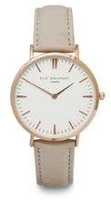 Elie Beaumont Oxford Large Ladies Watch - Grey Nappa Leather - Stevens Jewellers Letterkenny Donegal