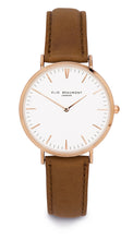Elie Beaumont Oxford Large Ladies Watch - Brown Nappa Leather - Stevens Jewellers Letterkenny Donegal