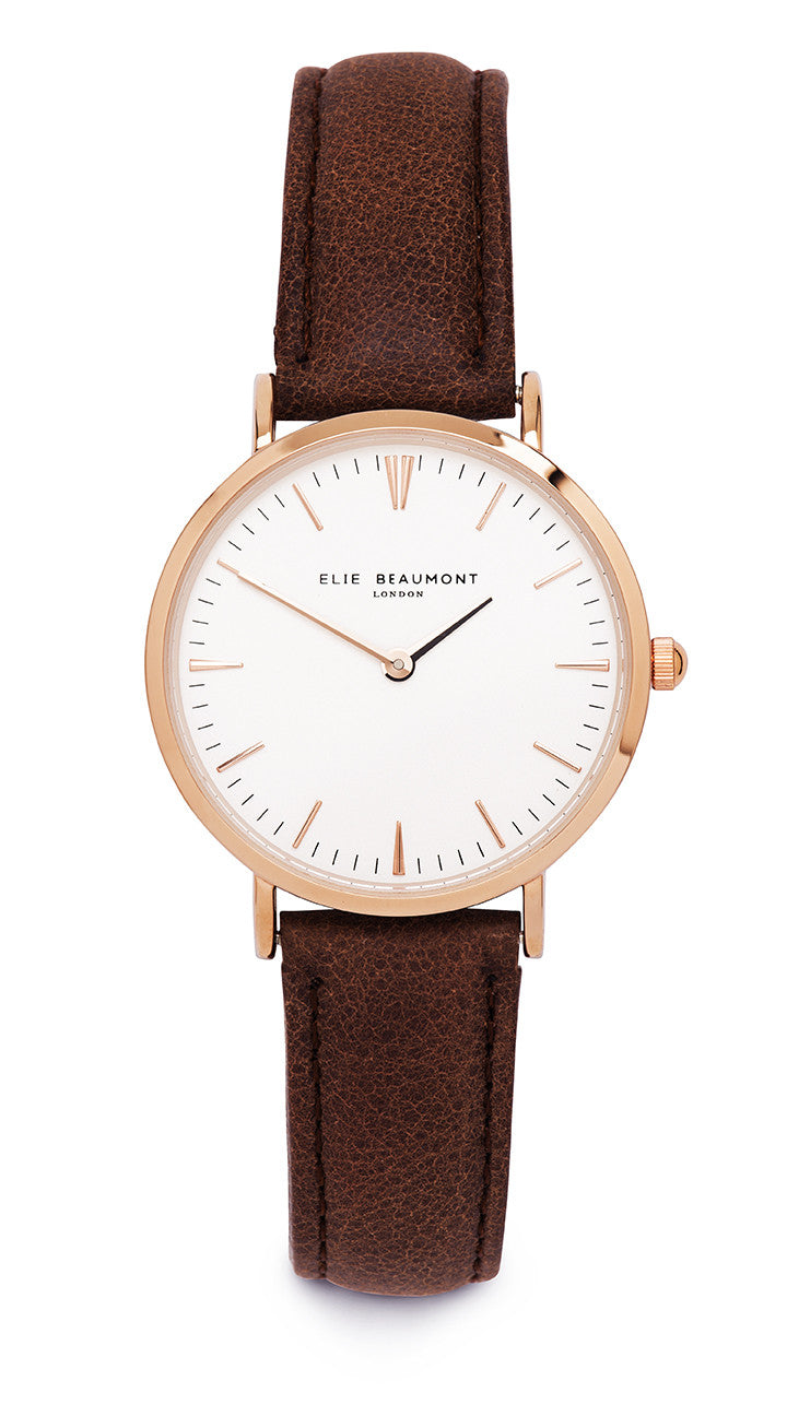 Elie Beaumont Oxford Small Ladies Watch - Stone Nappa Leather - Stevens Jewellers Letterkenny Donegal