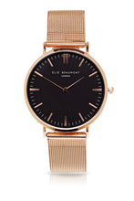 Elie Beaumont Oxford Mesh Large - Rose Strap/Black - Stevens Jewellers Letterkenny Donegal