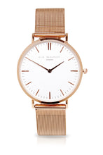 Elie Beaumont Oxford Mesh Large - Rose Strap/Black - Stevens Jewellers Letterkenny Donegal