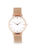 Elie Beaumont Oxford Mesh Small - Rose Strap/Black - Stevens Jewellers Letterkenny Donegal