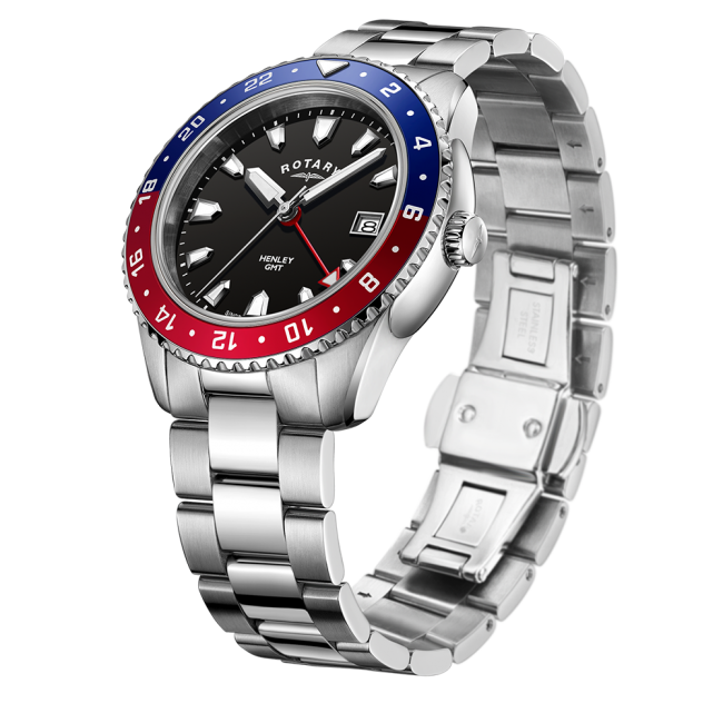 ROTARY HENLEY GMT GENTS WATCH - GB05108/30