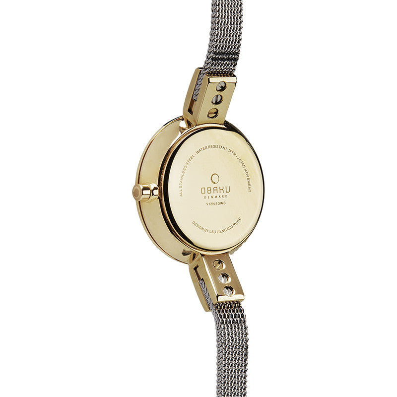 Obaku Siv Glimt Gold-Bi Women's Wristwatch - Stevens Jewellers Letterkenny Donegal