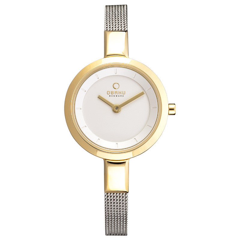 Obaku Siv Gold-Bi Women's Wristwatch - Stevens Jewellers Letterkenny Donegal