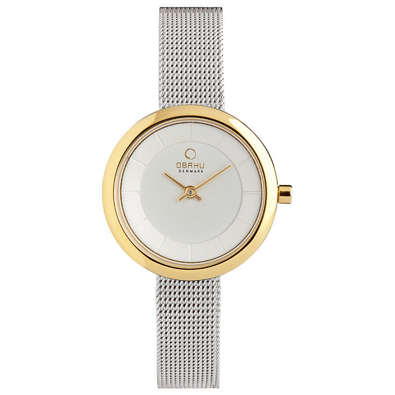 Obaku Stille Gold-Bi Women's Wristwatch - Stevens Jewellers Letterkenny Donegal