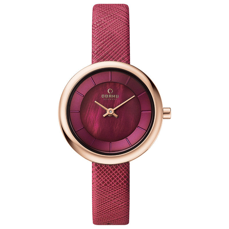 Obaku Stille Cherry Women's Wristwatch - Stevens Jewellers Letterkenny Donegal