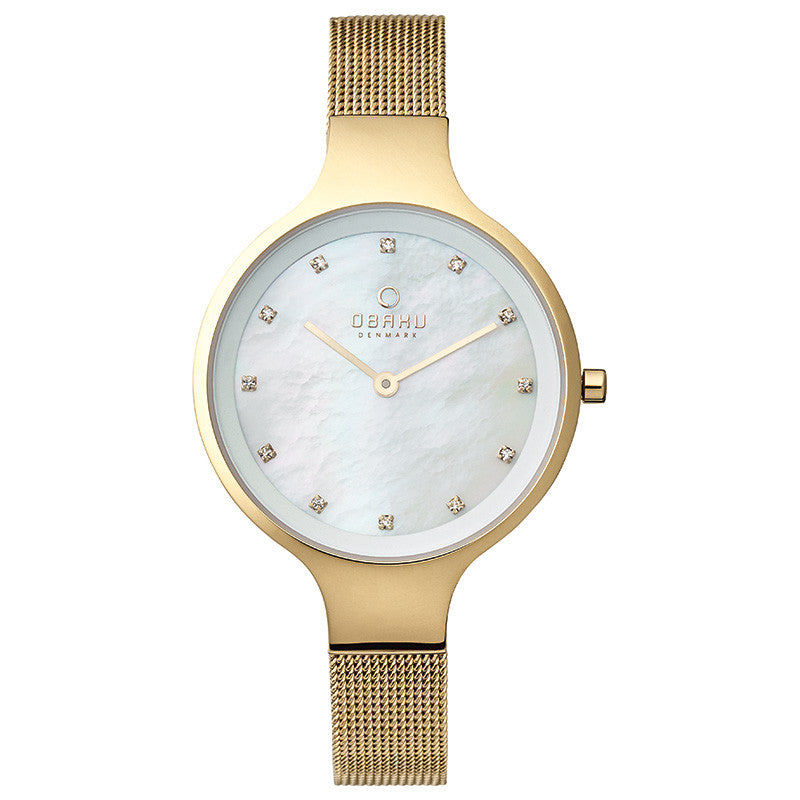 Obaku Sky Gold Women's Wristwatch - Stevens Jewellers Letterkenny Donegal