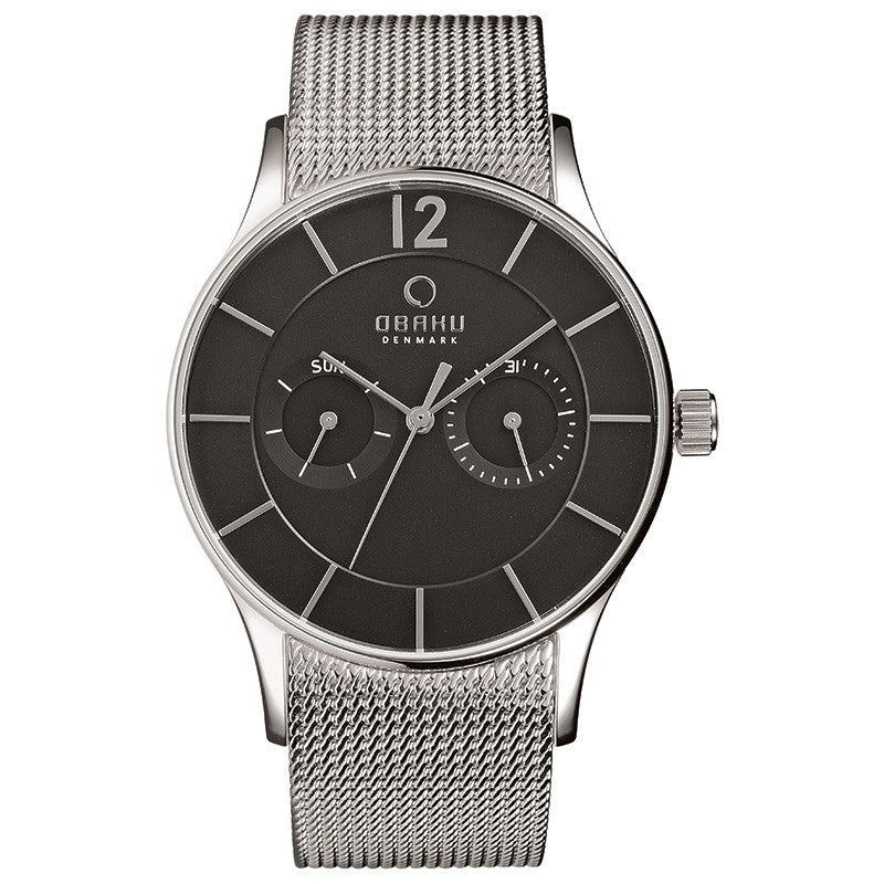 Obaku Vild Onyx Men's Wristwatch - Stevens Jewellers Letterkenny Donegal