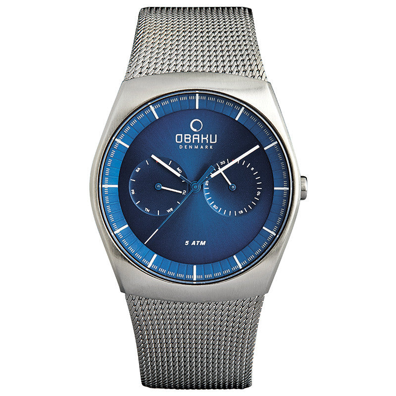 Obaku Jord Cyan Men's Wristwatch - Stevens Jewellers Letterkenny Donegal