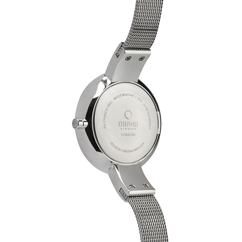 Obaku Sol Glimt Steel Women's Wristwatch - Stevens Jewellers Letterkenny Donegal