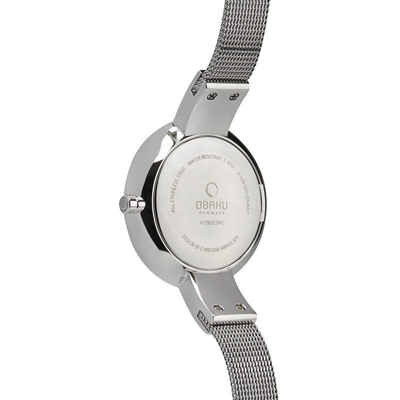 Obaku Sol Glimt Steel Women's Wristwatch - Stevens Jewellers Letterkenny Donegal