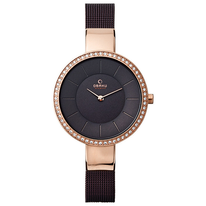 Obaku Sol Glimt Walnut Women's Wristwatch - Stevens Jewellers Letterkenny Donegal