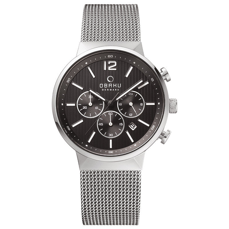 Obaku Storm Onyx Men's Wristwatch - Stevens Jewellers Letterkenny Donegal