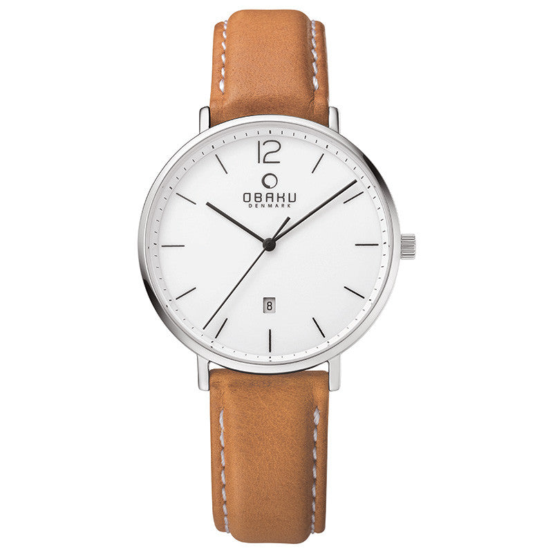 Obaku Toft Cognac Men's Wristwatch - Stevens Jewellers Letterkenny Donegal