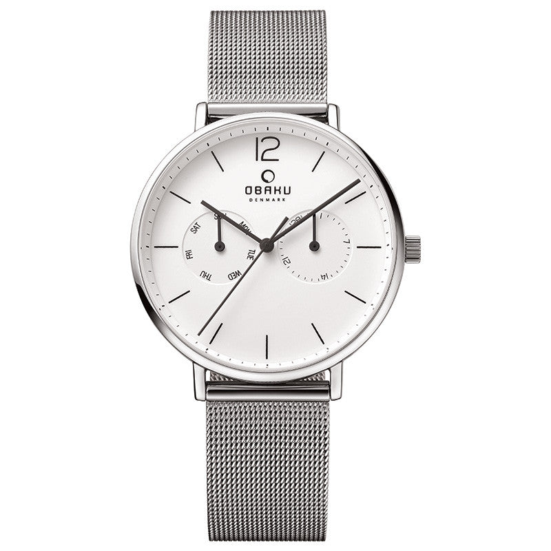 Obaku Flod Steel Men's Wristwatch - Stevens Jewellers Letterkenny Donegal