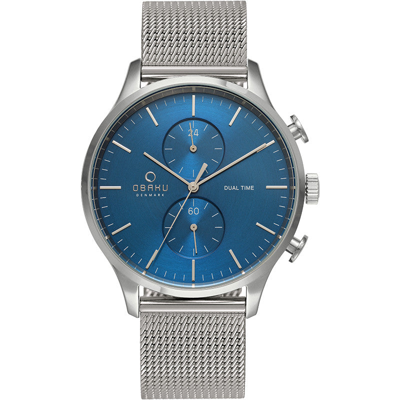 Obaku Men's Sunray Blue Wristwatch - Stevens Jewellers Letterkenny Donegal