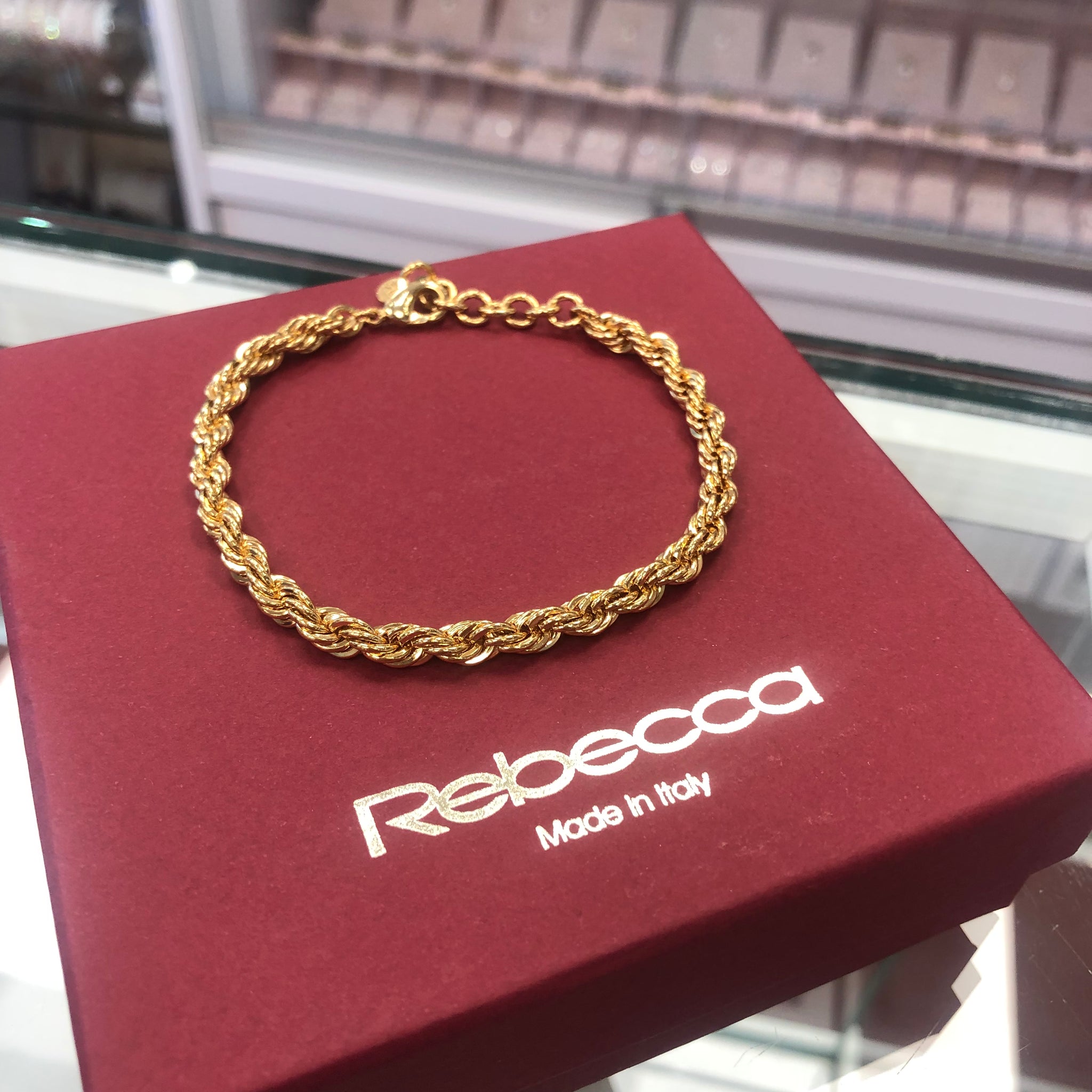 Rebecca Yellow Rope Bracelet