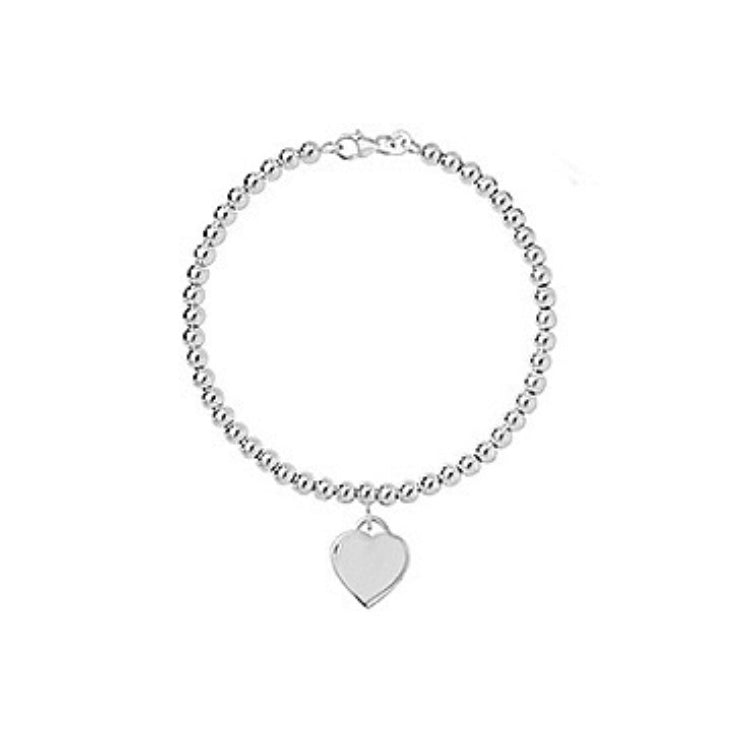 Silver Heart Bracelet