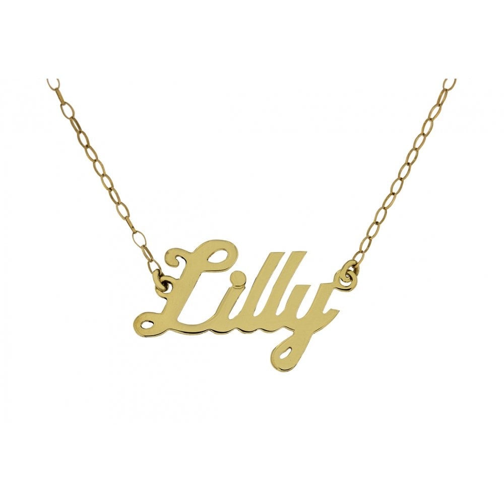 9ct Gold Name Chain