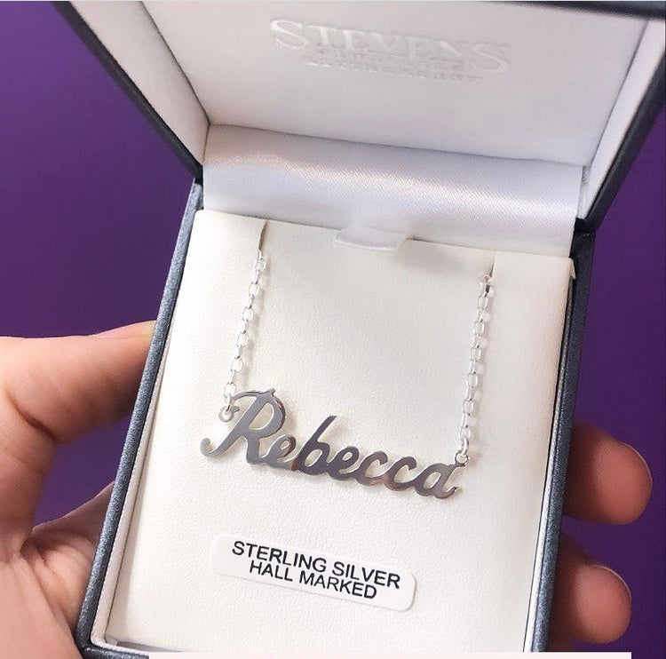 Sterling Silver Name Chain