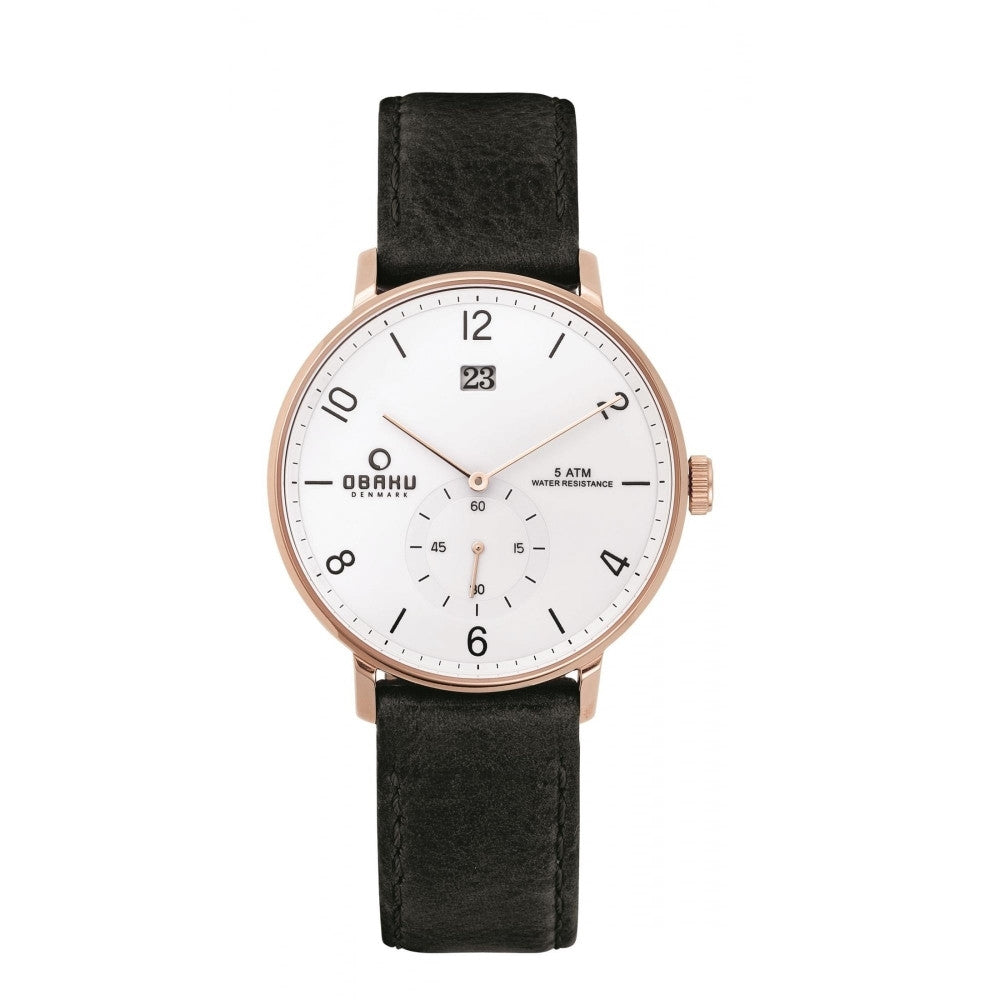 Obaku Rislen Coal Men's Wristwatch - Stevens Jewellers Letterkenny Donegal