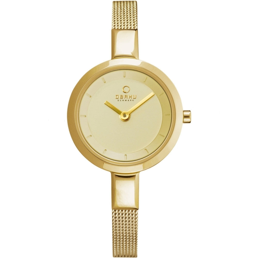 Obaku Siv Gold Women's Wristwatch - Stevens Jewellers Letterkenny Donegal