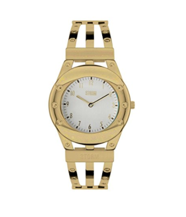 Storm Sephone Gold Ladies Watch with Silver Dial and Stainless Steel Bracelet - Stevens Jewellers Letterkenny Donegal